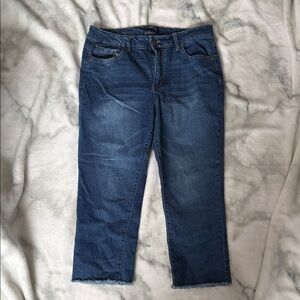 d. jeans Women's Dark Blue Ankle Jeans